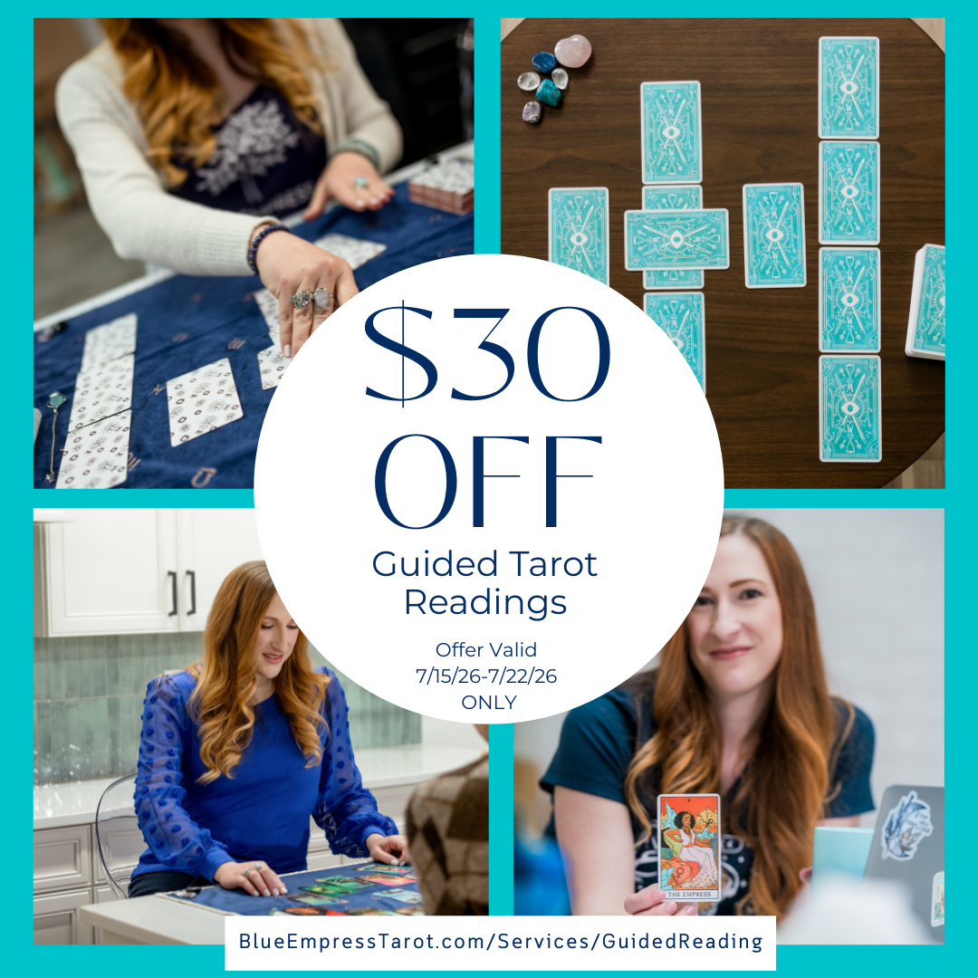 $30 off Guided Tarot Readings